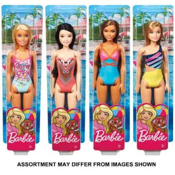 Barbie Beach Doll Assorted ( ONLY SOLD in Carton of 6 )