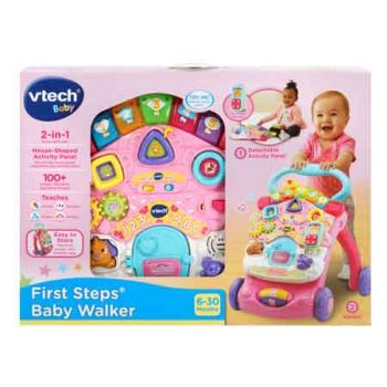 VTech First Steps Baby Walker Pink