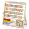 Viga Wooden Learning Alphabet & Clock