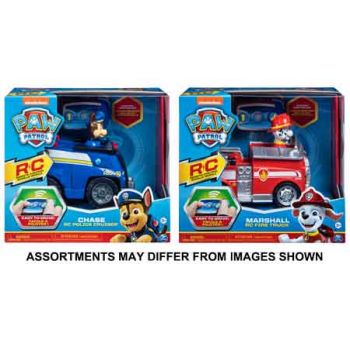 Paw Patrol Radio Control Chase & Marshall assorted ( ONLY SOLD in Carton of 2 ) Paw Patrol Radio Control Chase & Marshall assorted ( ONLY SOLD in Carton of 2 )