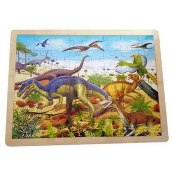 Fun Factory Wooden Dinosaur Puzzle