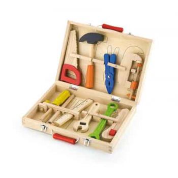 Viga Wooden Tool Box 10pce