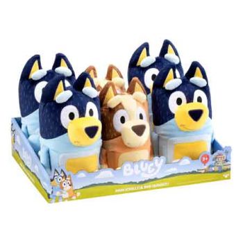 Bluey Take Along Plush Single assorted ( ONLY SOLD in Display of 6 )