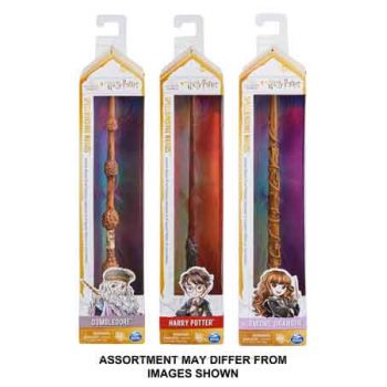 Harry Potter Spellbinding Wands assorted Harry, Hermione, Dumbledore ( ONLY SOLD in Carton of 4 ) Harry Potter Spellbinding Wands assorted Harry, Hermione, Dumbledore ( ONLY SOLD in Carton of 4 )