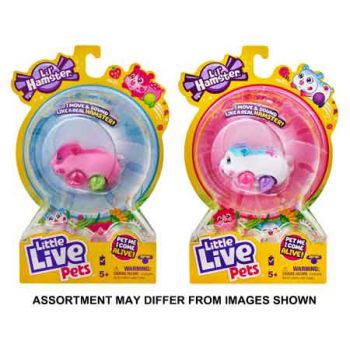 Little Live Pets Series 1 Hamster Single Pack assorted ( ONLY SOLD in Carton of 4 ) Little Live Pets Series 1 Hamster Single Pack assorted ( ONLY SOLD in Carton of 4 )