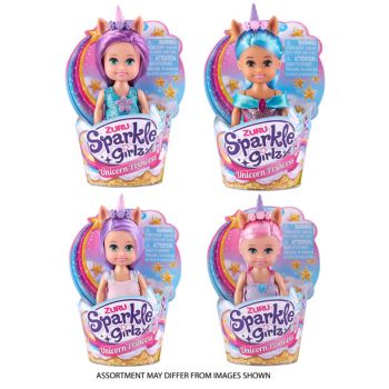 "Sparkle Girlz 4.7"" Unicorn Princess Cupcake Doll assorted ( ONLY SOLD in Display of 24 )" "Sparkle Girlz 4.7"" Unicorn Princess Cupcake Doll assorted ( ONLY SOLD in Display of 24 )"