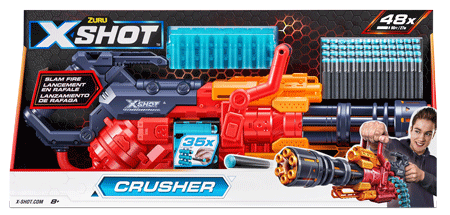 Zuru XSHOT Excel Crusher with 48 darts and dart Belt
