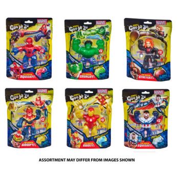 Heroes of Goo Jit Zu Marvel Series 5 Hero Pack assorted ( ONLY SOLD in Carton of 8 ) Heroes of Goo Jit Zu Marvel Series 5 Hero Pack assorted ( ONLY SOLD in Carton of 8 )