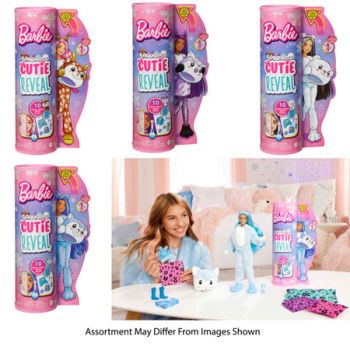 Barbie Cutie Reveal Snowflake Sparkle Series Assorted ( ONLY SOLD in Carton of 4 ) Barbie Cutie Reveal Snowflake Sparkle Series Assorted ( ONLY SOLD in Carton of 4 )