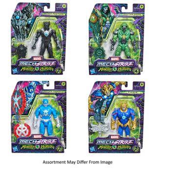 Marvel Avengers Mech Strike Monster Hunters 6 inch Figures assorted ( ONLY SOLD in Carton of 8 )